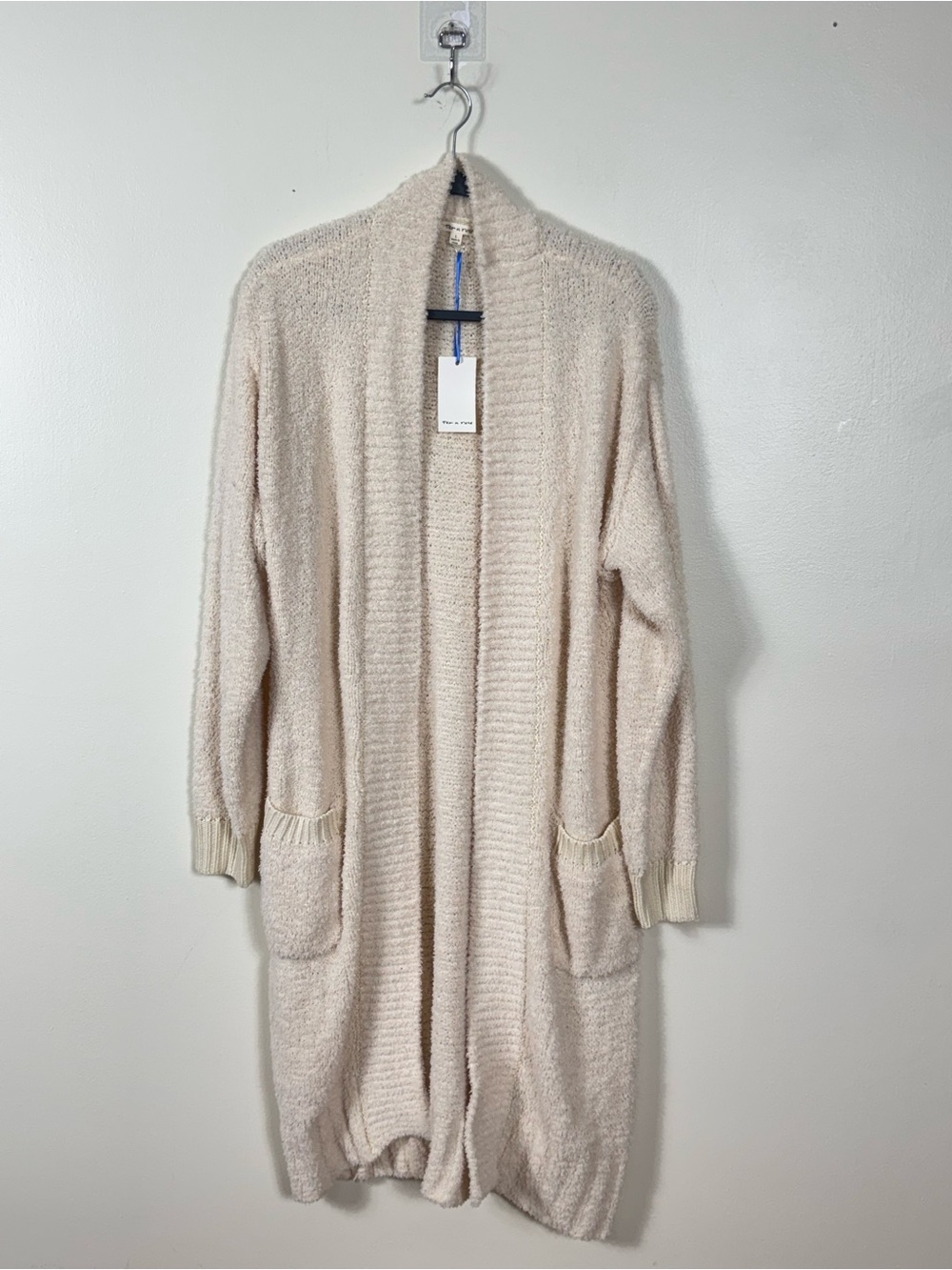 Tea N Rose Slouchy Duster Cardigan Sweater Large Cozy Comfy Soft Girl Oversized